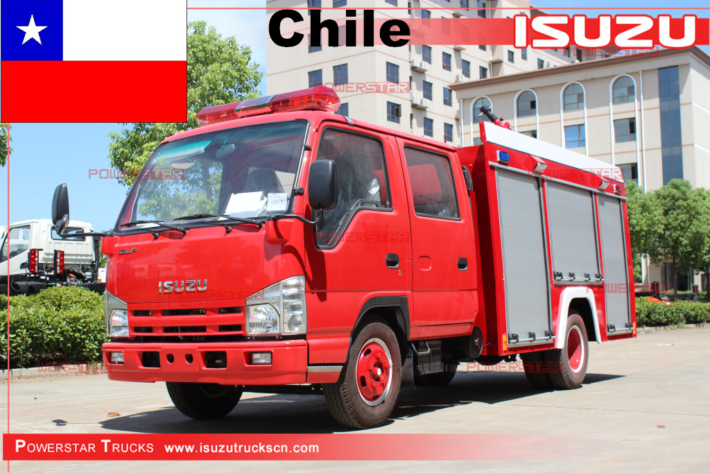 Chile - ISUZU elf water Fire truck
    