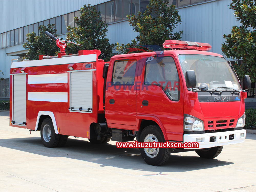 Princípio da bomba de água do caminhão de bombeiros ISUZU
    