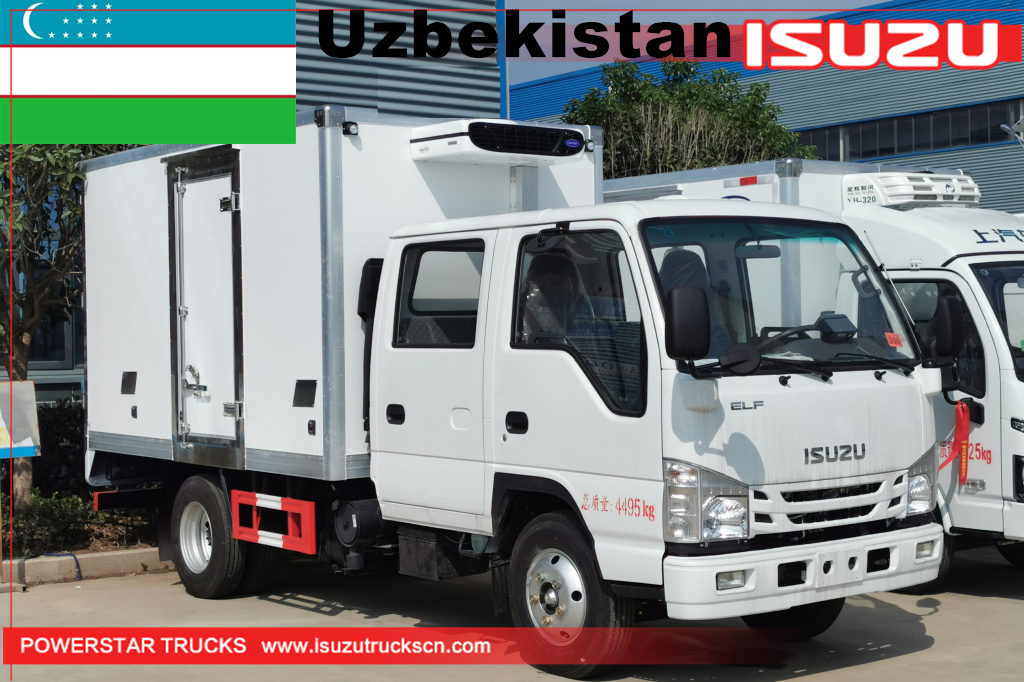 Uzbequistão - Caminhão Frigorífico ISUZU Cabine Dupla
    