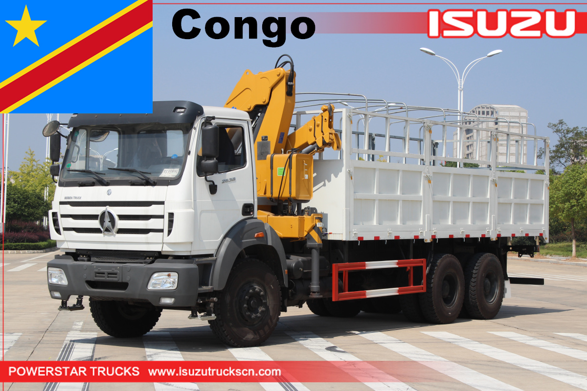 Congo - 1 Unidade de Beiben Lorry Truck com guindaste XCMG
    