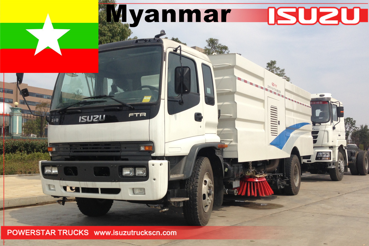 Mianmar - 1 unidade ISUZU FTR varredora e lavadora de ruas
    