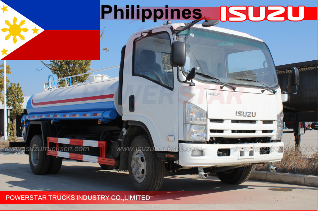 Caminhão Bowser de água ELF Isuzu para Filipinas
    