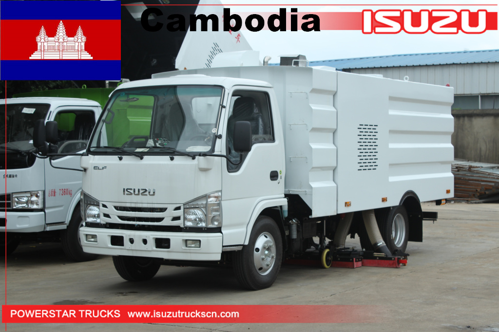 Camboja - 1 unidade ISUZU Vaccum Sweeper Truck
    