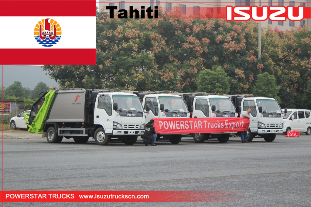 Taiti - 4 unidades Caminhão compactador de lixo ISUZU
    