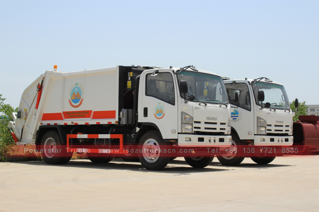 Venda compactador de lixo de carregamento traseiro Myanmar Isuzu
    