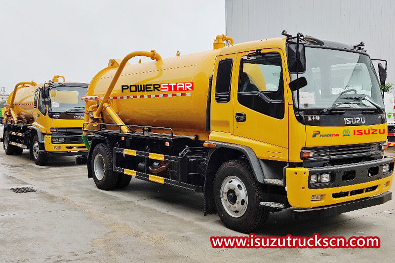 NOVO Caminhão de sucção de esgoto a vácuo ISUZU FTR 14.000L
    