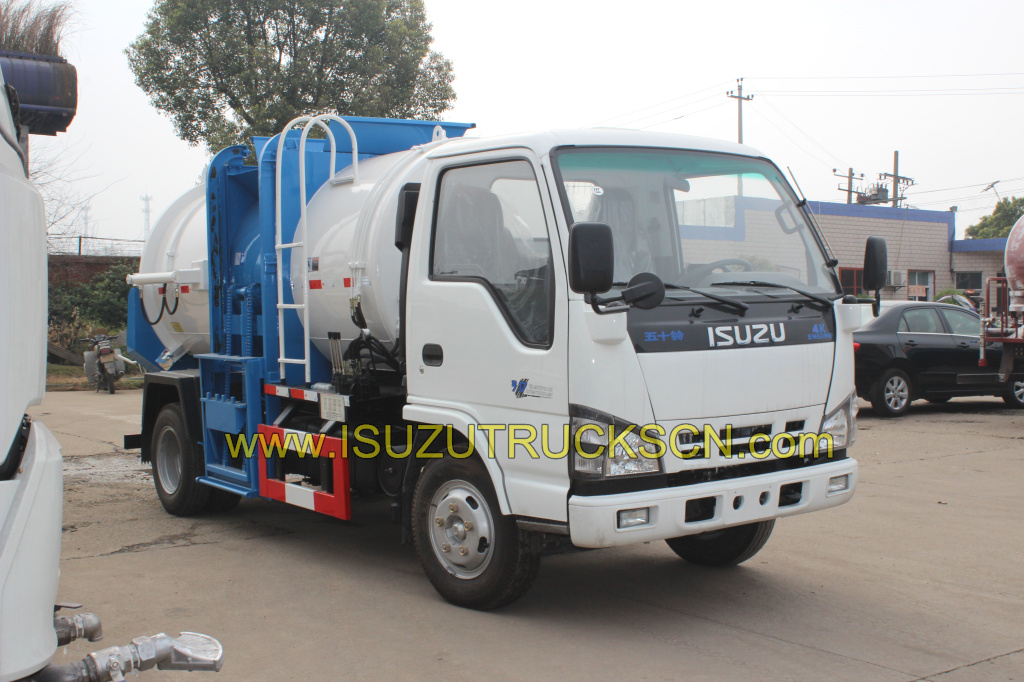 Caminhão de coleta de resíduos de alimentos Caminhões de lixo Isuzu
    