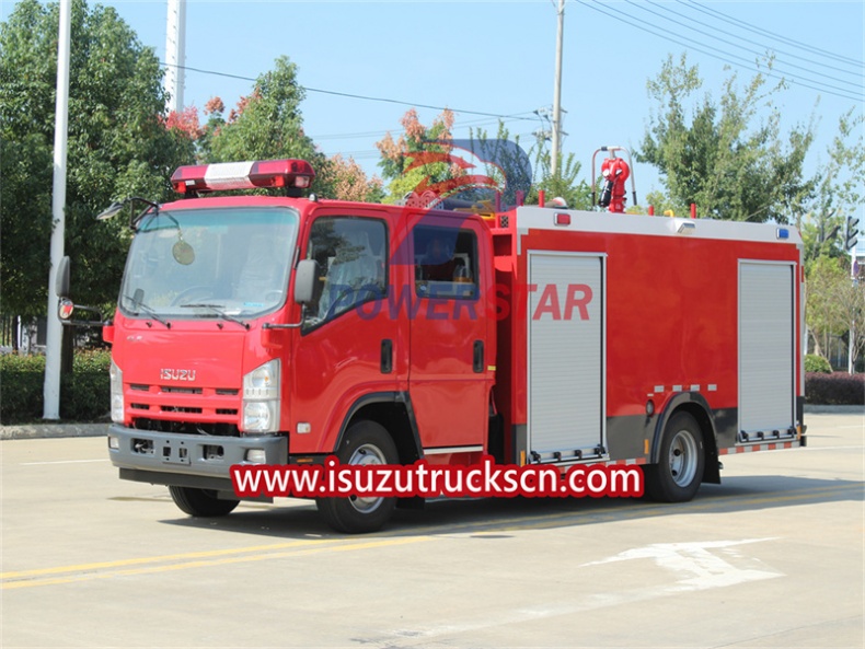 Como usar o caminhão de bombeiros Isuzu
    