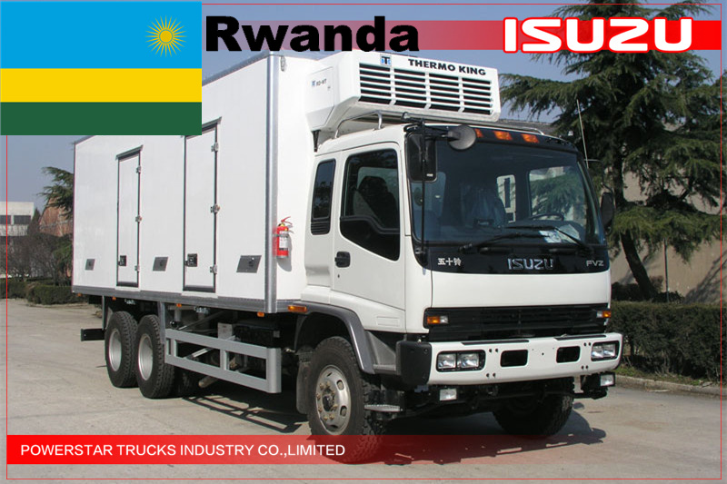 Caminhão frigorífico Isuzu para Ruanda
    