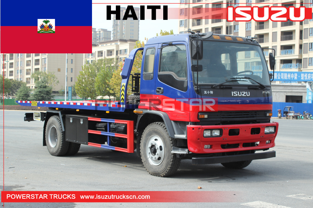 HAITI - 1 unidade ISUZU FVR caminhão reboque destruidor de estradas
    