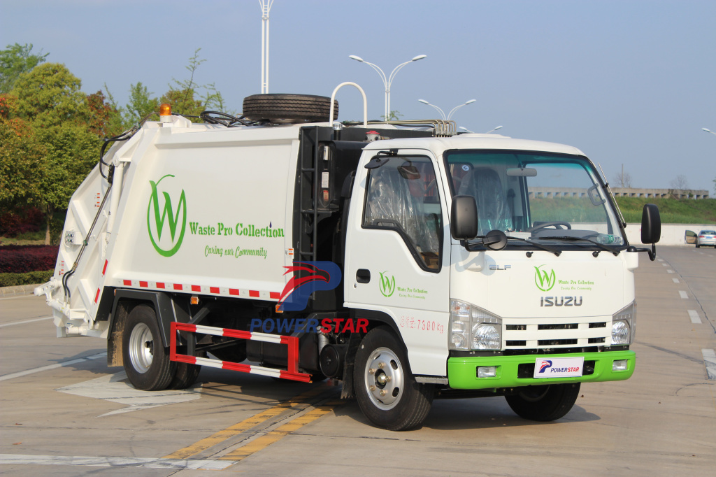 Caminhão compactador de lixo de 3 toneladas Filipinas Isuzu
    