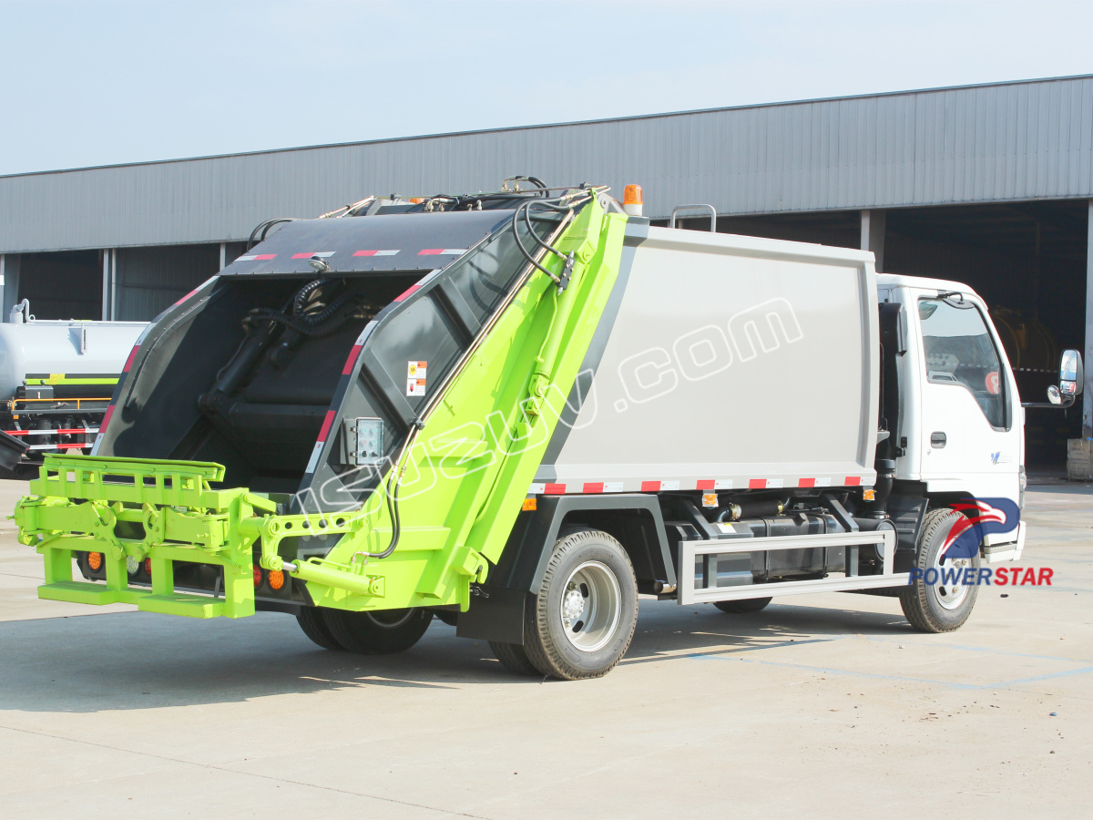 Como fazer a manutenção e operar o caminhão compactador de lixo Isuzu Refuse?
    