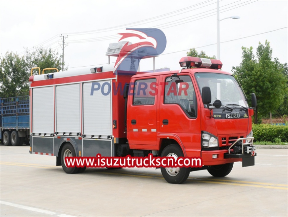 O que são caminhões de bombeiros isuzu comuns
    