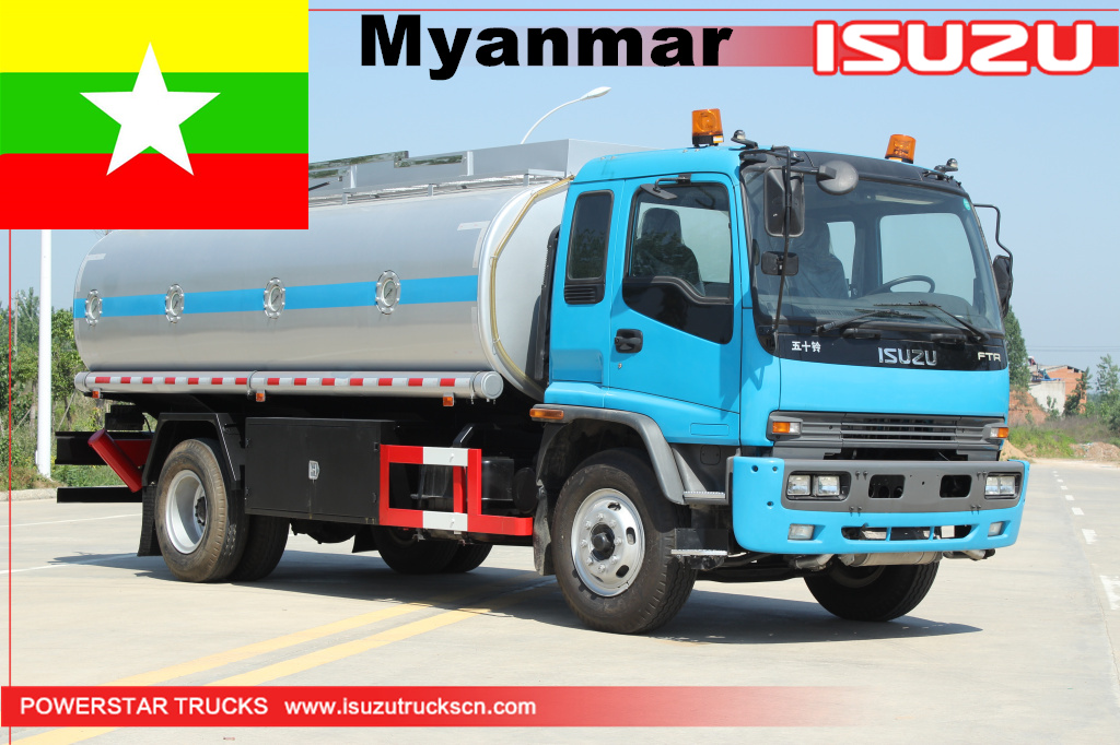 Mianmar - Isuzu FTR Fuel Tanker Bowser
    