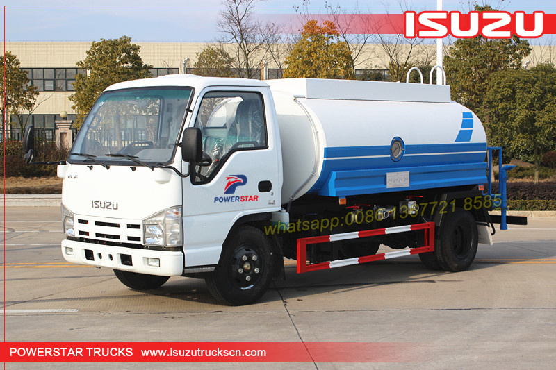 Cliente constrói caminhão-pipa ISUZU water bowser
    