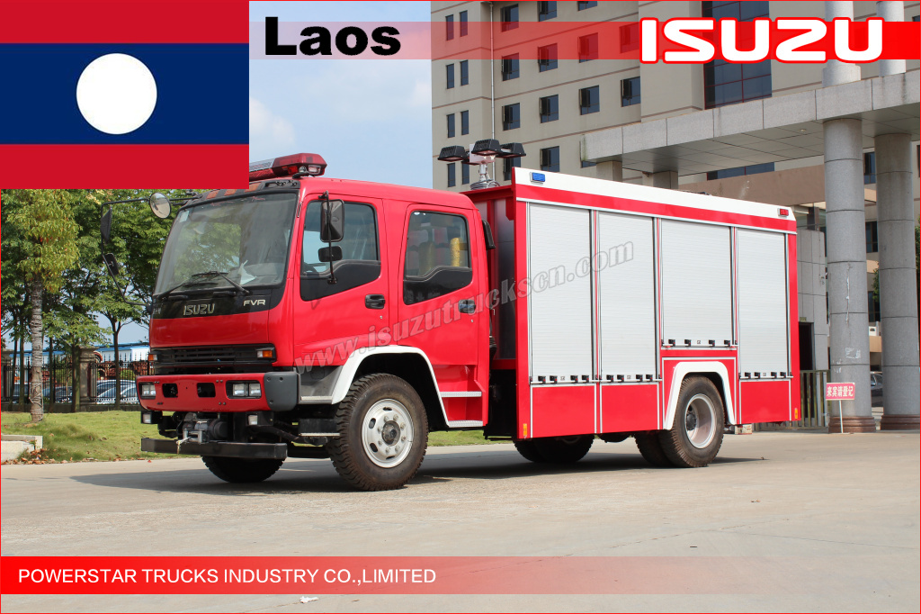 Caminhão de bombeiros de resgate para locais do LAOS Tour
    