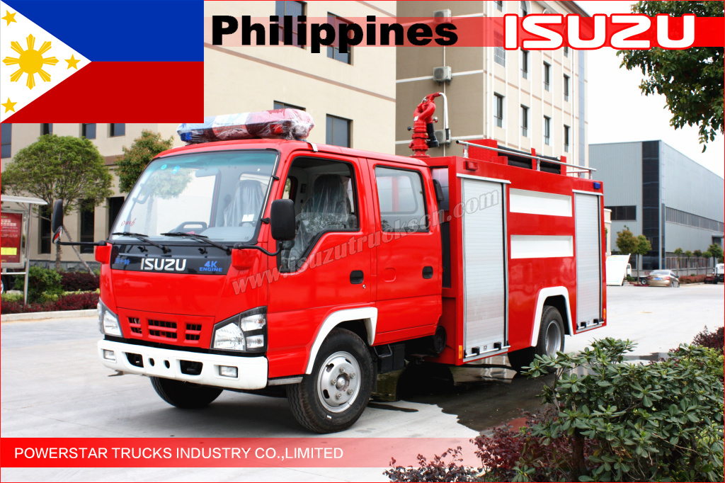 Caminhão-pipa de bombeiros para Filipinas
    