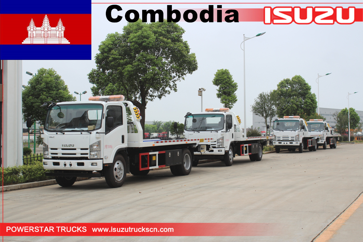 Combodia - 4 Unidades de Caminhão Rebocador Isuzu
    