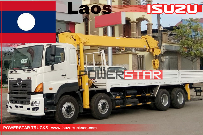 Laos - 1 unidade Caminhão Hino700 com guindaste
    