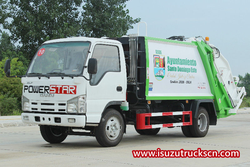 Como escolher o caminhão compactador de lixo ISUZU 6CBM
    