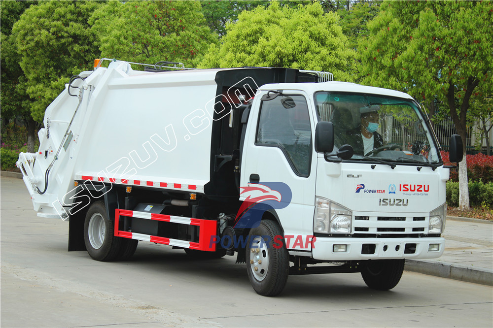 Por que preciso de um caminhão compactador de lixo isuzu na África
    