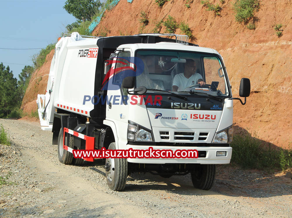 Vantagens do caminhão de lixo compactador Isuzu 600P
    