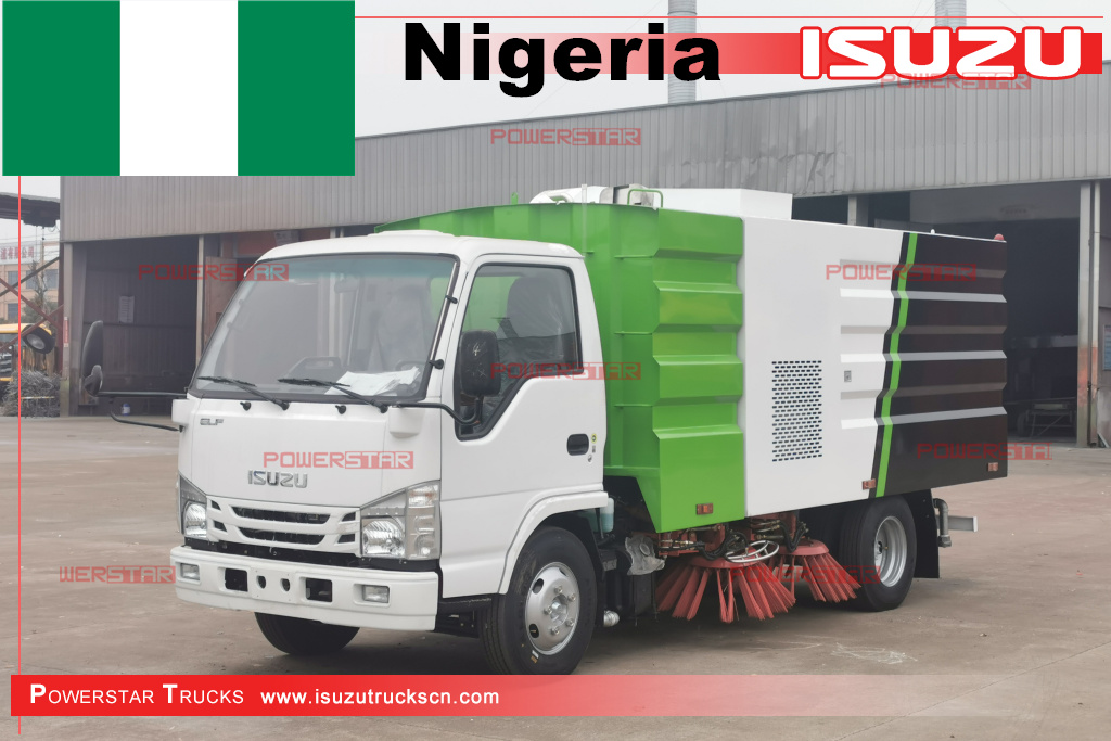 Nigéria - Caminhão varredor Isuzu ELF
    