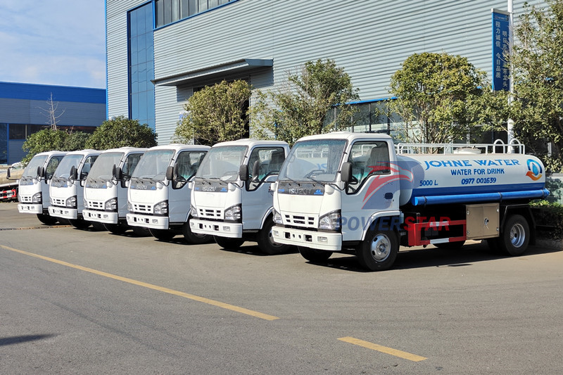 Caminhão Isuzu Water Bowser para Gana
    