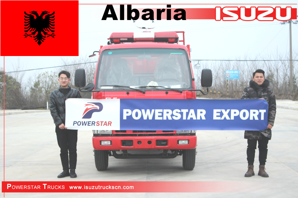 Albaria - Japão Isuzu Mini Caminhão de bombeiros aquático
    