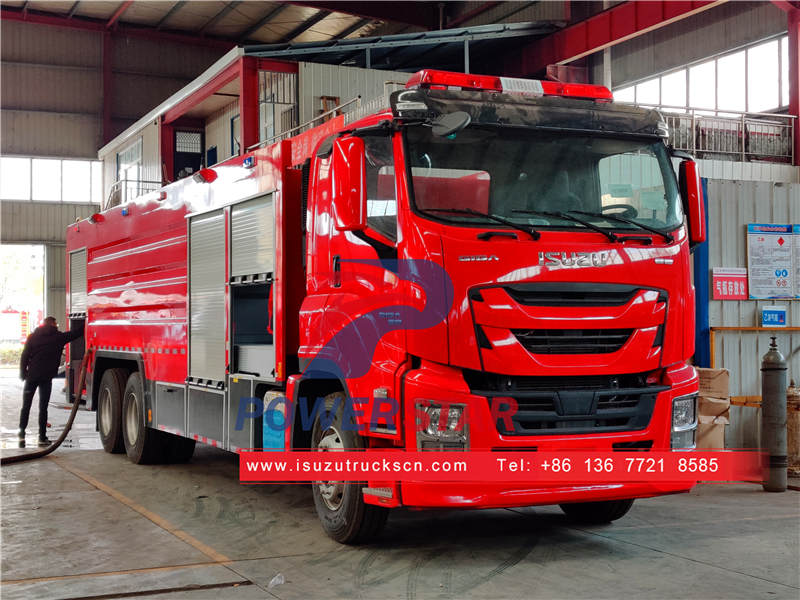 Como usar o caminhão de bombeiros isuzu em emergência
    