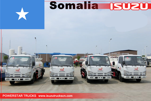 Somália - 4 unidades Caminhão Tanque de Combustível Isuzu
    