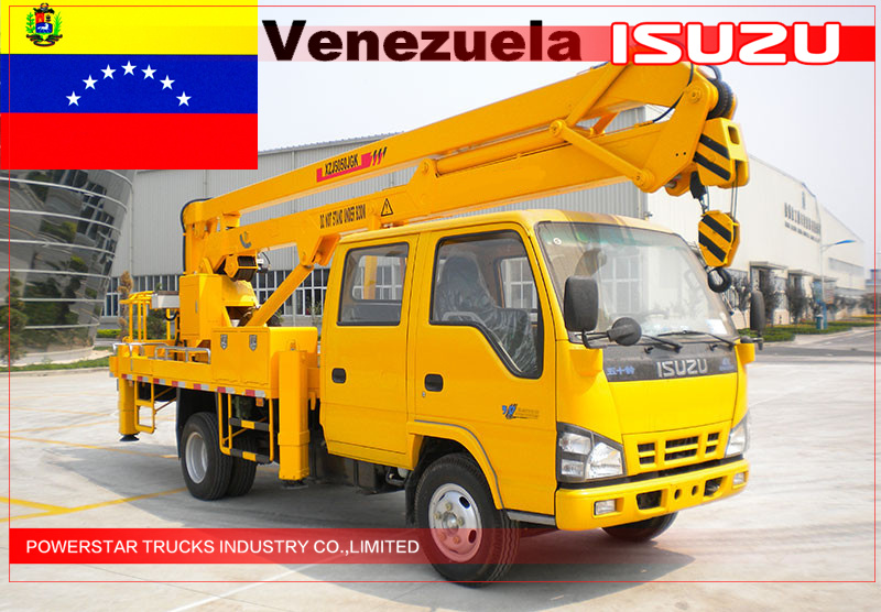 Caminhão aéreo ISUZU 16m para Venezuela
    