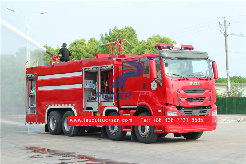 Vantagem dos caminhões de bombeiros de pólvora seca Isuzu
    