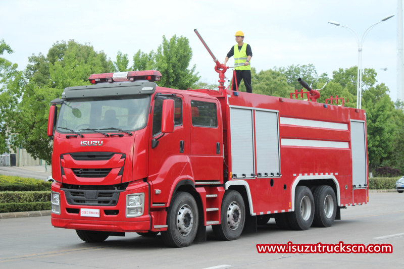 Motor de incêndio de pó seco de espuma Isuzu Giga do Japão
    