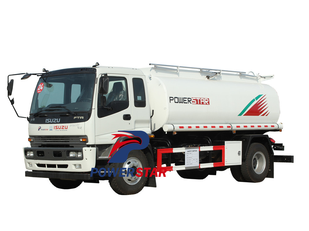 Manual do usuário do caminhão tanque de combustível ISUZU FTR 12.000L
    